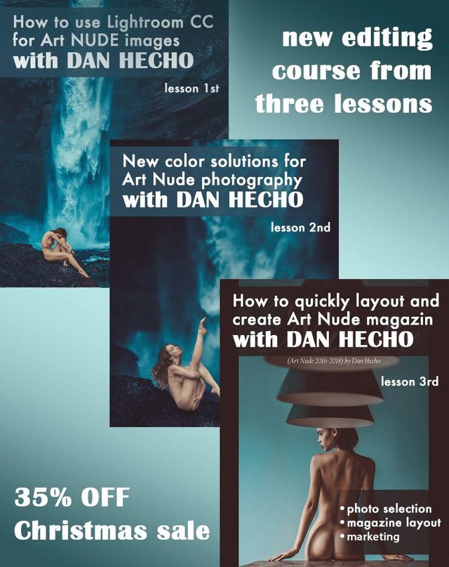 New editing course of three lessons by Dan Hecho