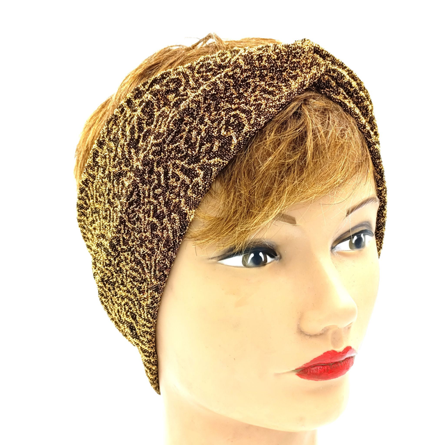 Bandeau à paillettes- doré