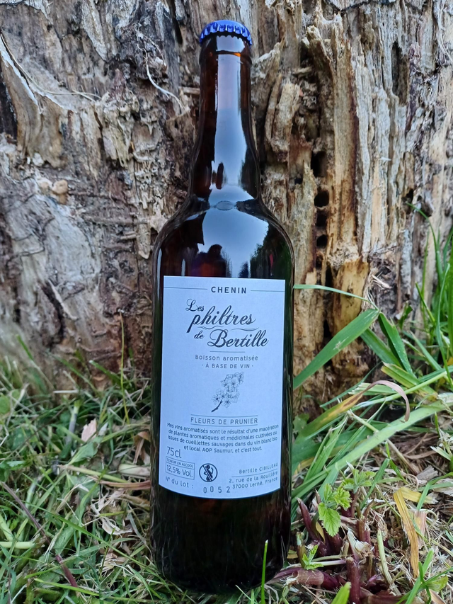 Vin blanc fleurs de prunier 75cl