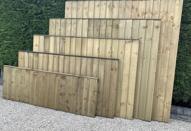 6x5 Feather edge fence panel (Treated)