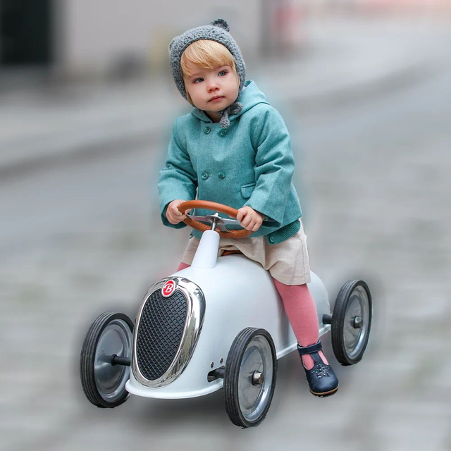 Voiture porteur Élégant Blanc - BAGHERA