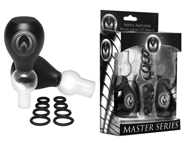 MASTER SERIES Pyramids Nipple Amplifier Bulbs with O-Rings