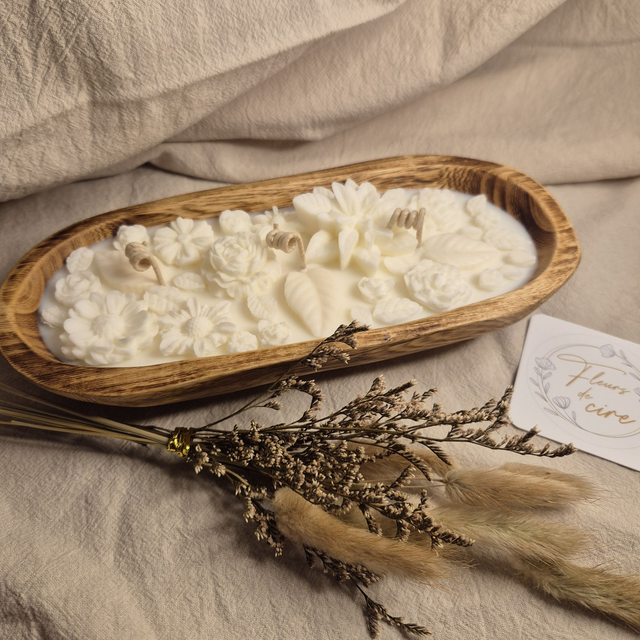 Pots en bois senteur Monoï