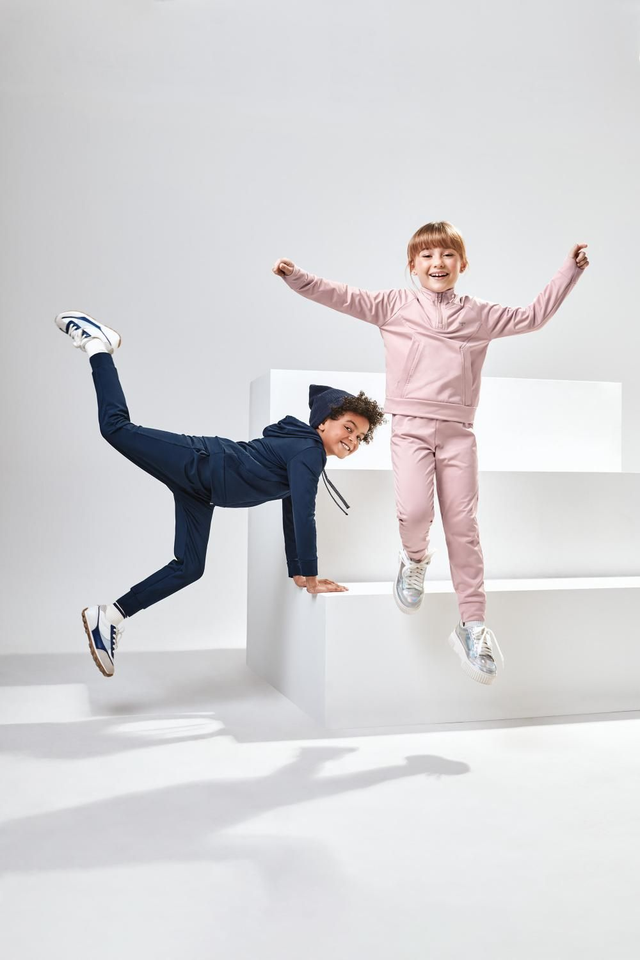 Conj. Blusão e calça em malha térmica Rosa