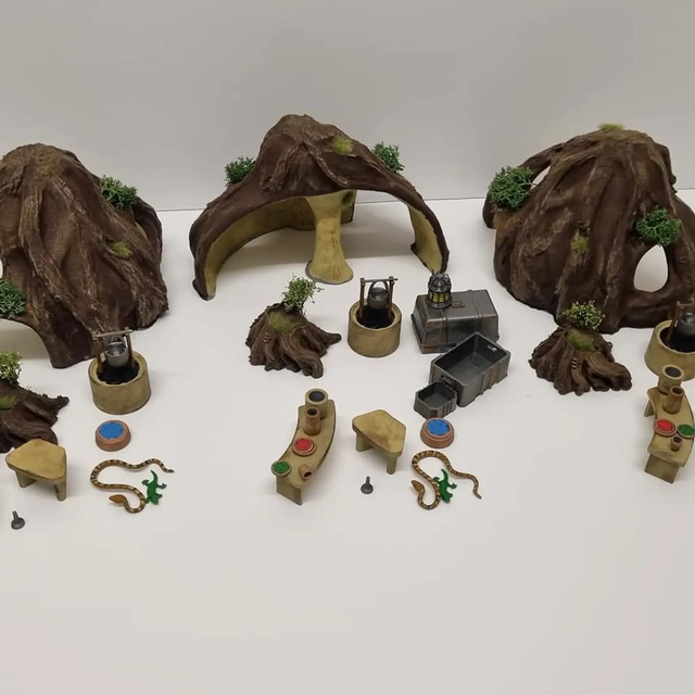 3D printed Swamp Hut
