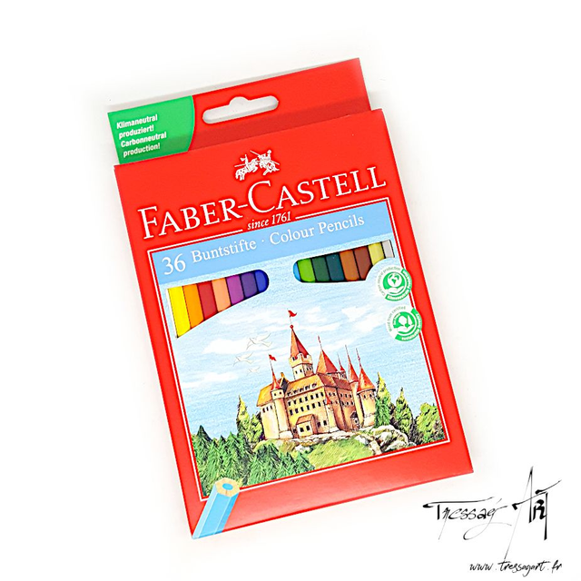FABER CASTELL - CRAYONS COULEUR CHÂTEAU PAR 36 - FB004