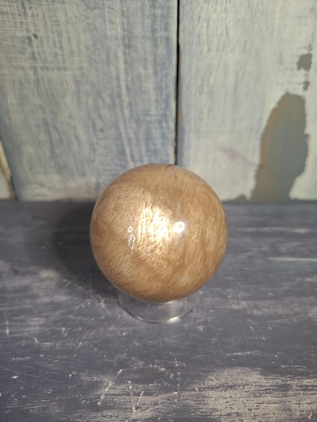 Peach Moonstone Sphere 