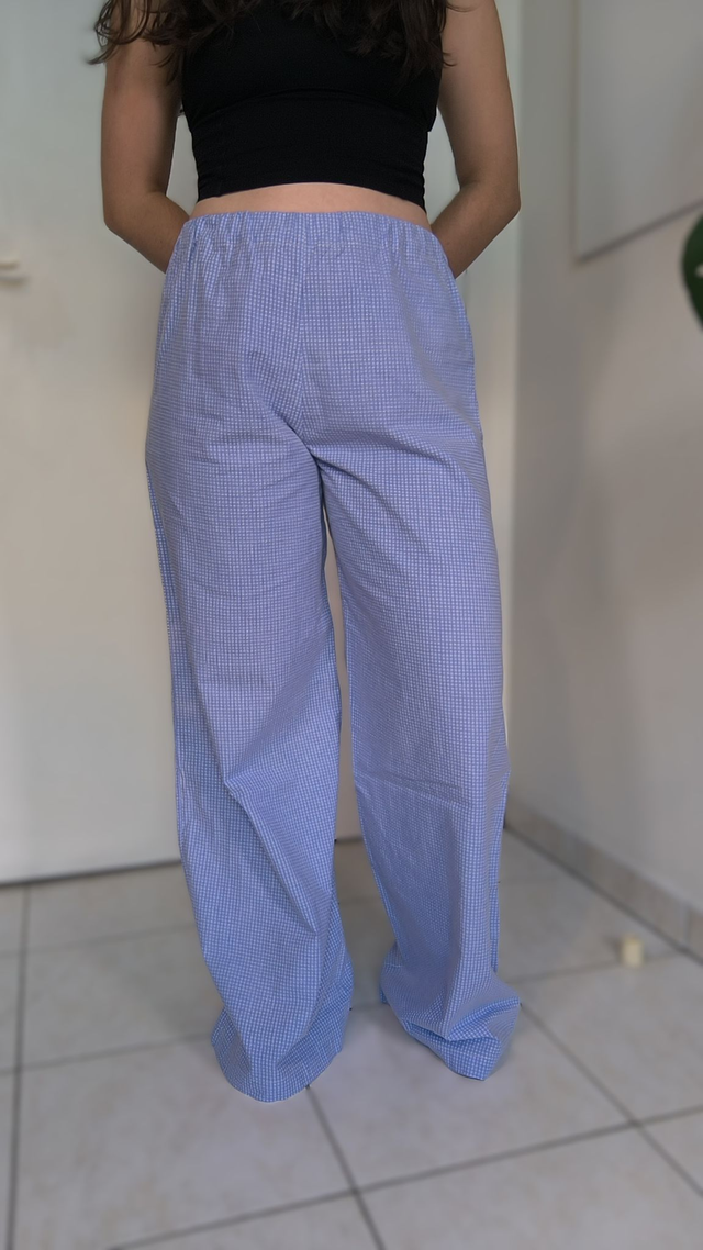 Pantalon bleu motifs - Taille 1