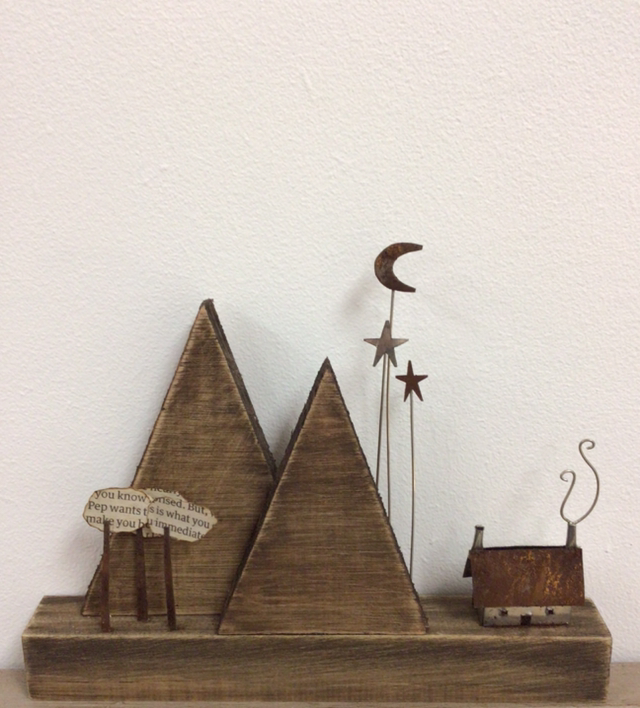 Home in the Mountains Sculpture