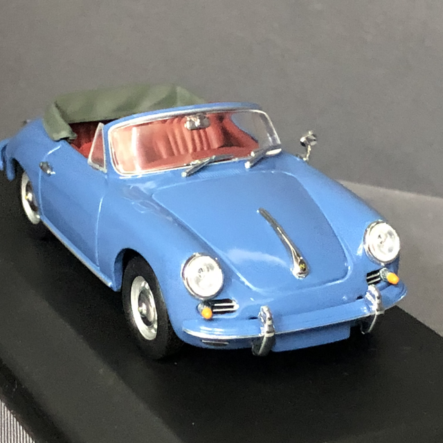 Porsche 356C Cabriolet blau Minichamps 1:43