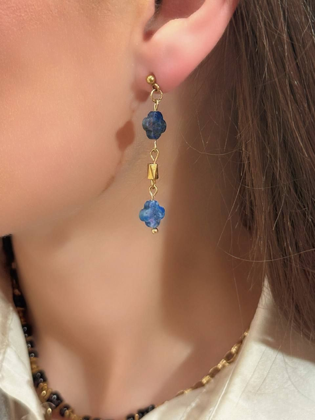 ✨ Lapis Lazuli Stud Earrings