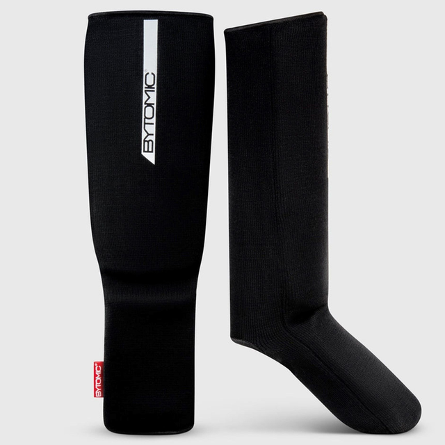 Black Bytomic Red Label Elasticated Shin-Instep