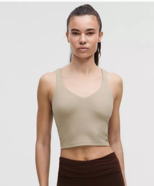 Lululemon Tank Top Align Light Support Beige
