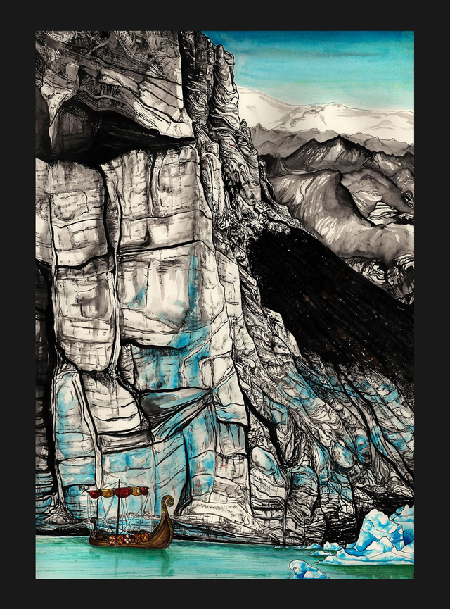 Terres du nord: le bateau viking