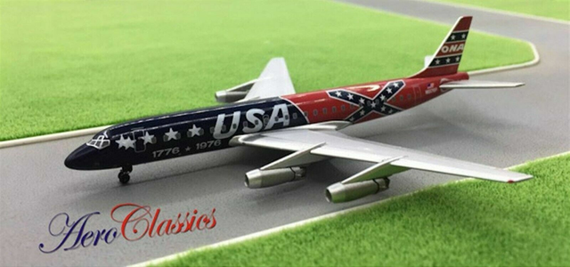 ONA Douglas DC-8-32 (N1976P) USA 1776-1976, 1:400 Aeroclassics