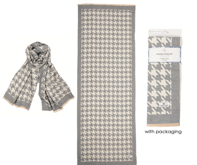 Foulard en Laine à Motif quadrier - Gérard Pasquier
