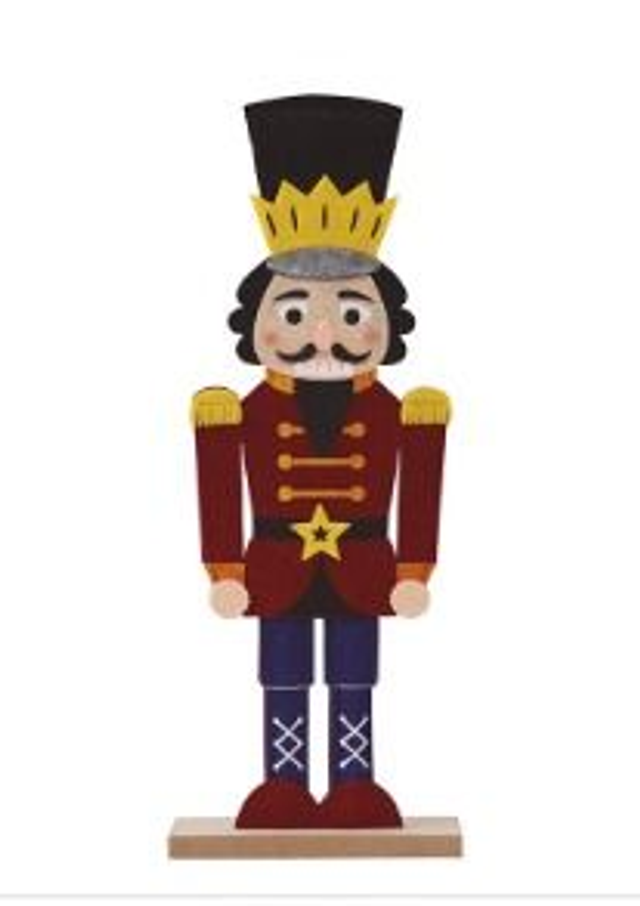 NATALE , SAGOMA ADDOBBO LO SCHIACCIANOCI CCM 42