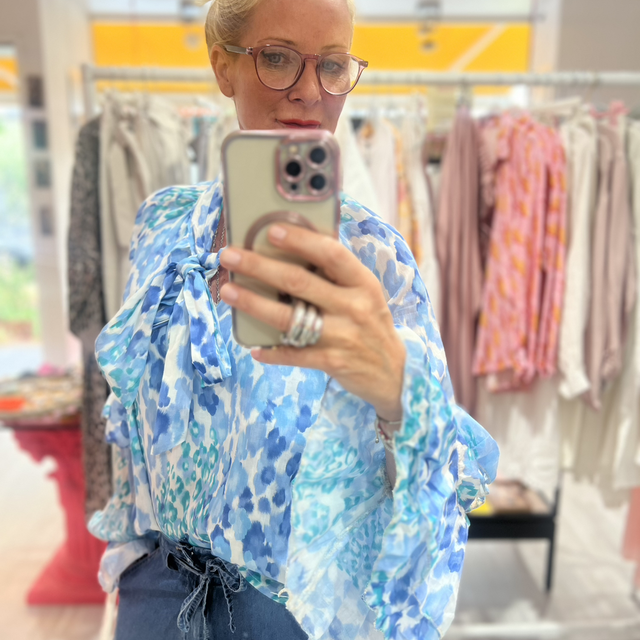 Leichte Sommerbluse one size