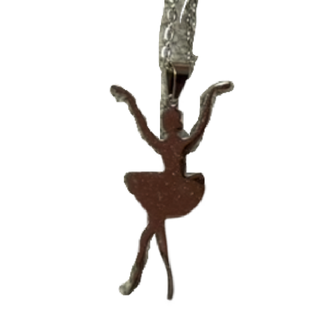 Silver Ballerina Necklace 