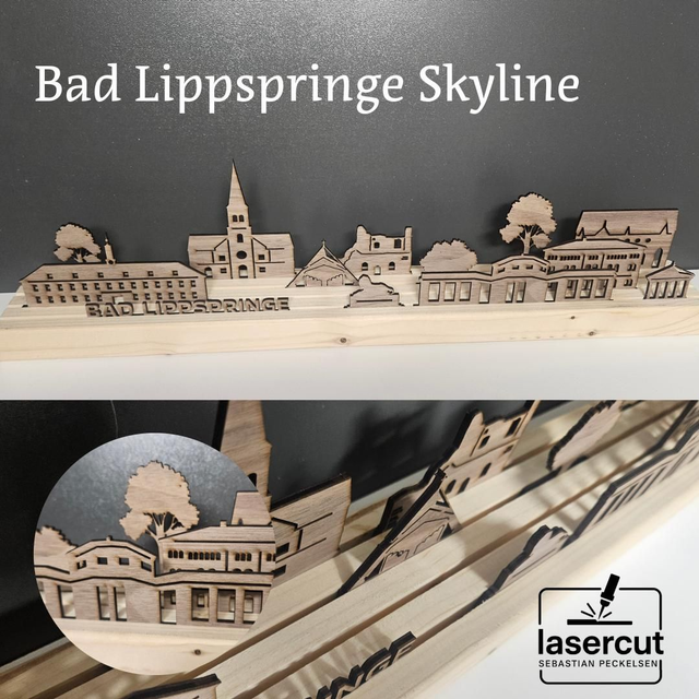 Bad Lippspringe Skyline zum selber Stecken