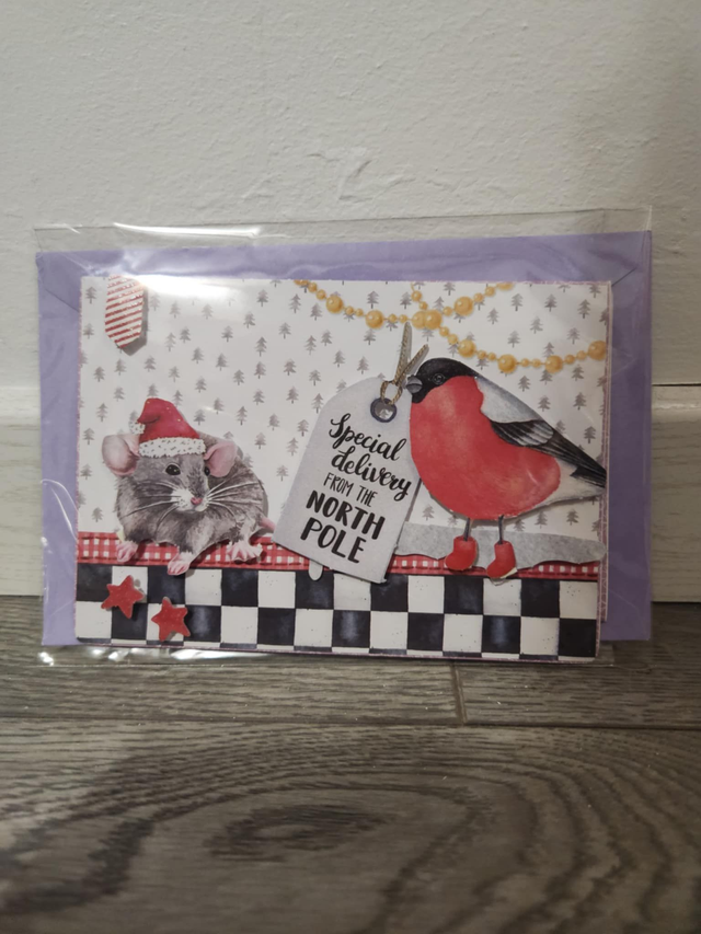 N° 61 Carte 3D noel   