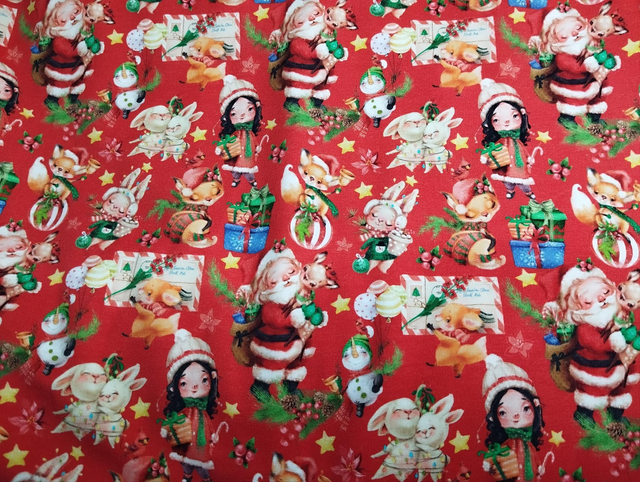 Tissu Joyeux Noël POUR COMMANDE 