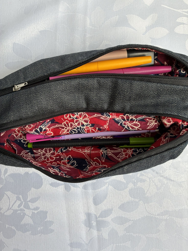 Trousse double compartiment 