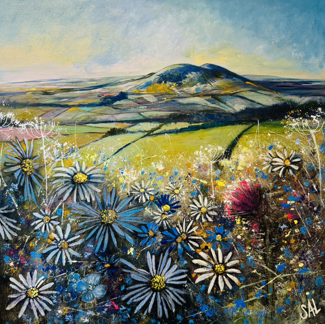 Original Painting- Landscape- Earlston-Oops A Daisy