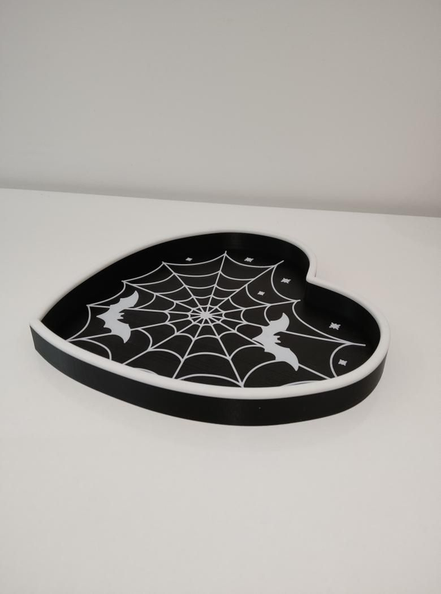 Plateau à Bonbons Cœur d'Halloween