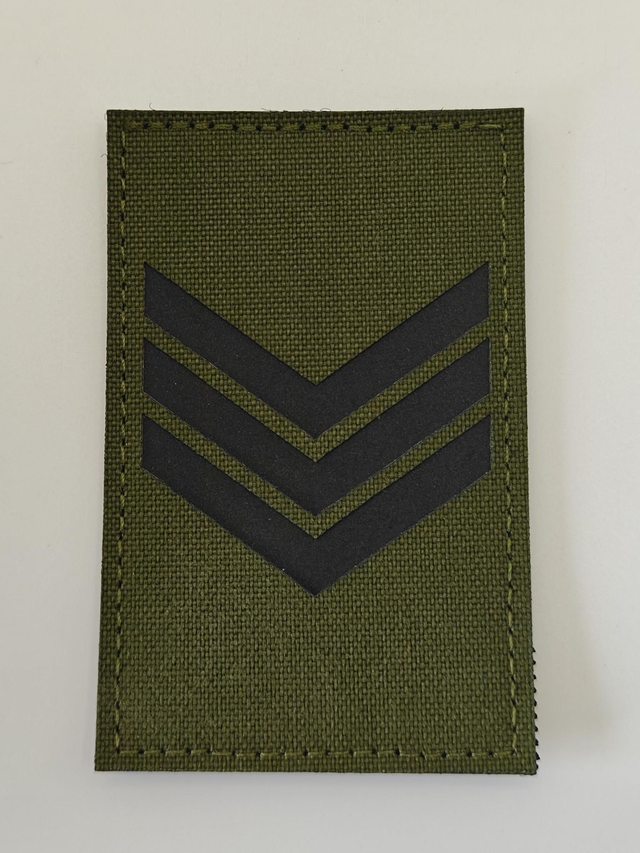 Petty officer IR laser cut rank markings 