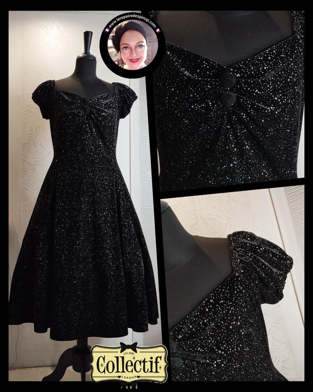 Robe Collectif Dolorès Velvet Glitter T42/46