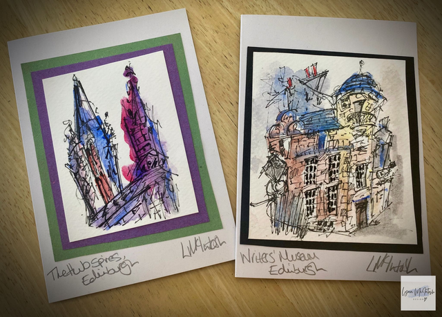 Box of Edinburgh & Leith Art Cards