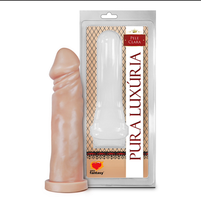 Pênis Realístico Maciço - 19cm X 4,9cm Referência: PA018