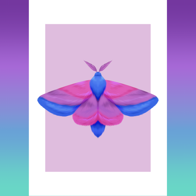MOTH SERIES - Bisexual Print