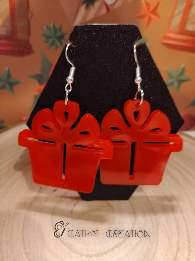 Boucles d'oreilles noël 