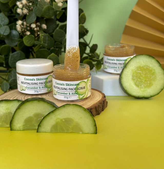 Cucumber &amp; Aloe Face Scrub