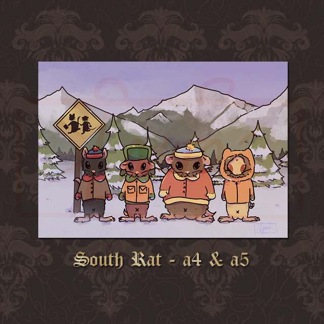 South Rat - print