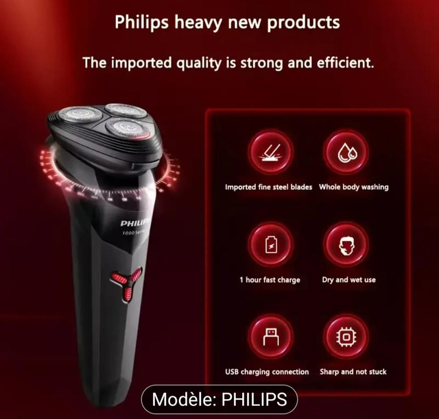 Philips Rasoir Électrique Homme