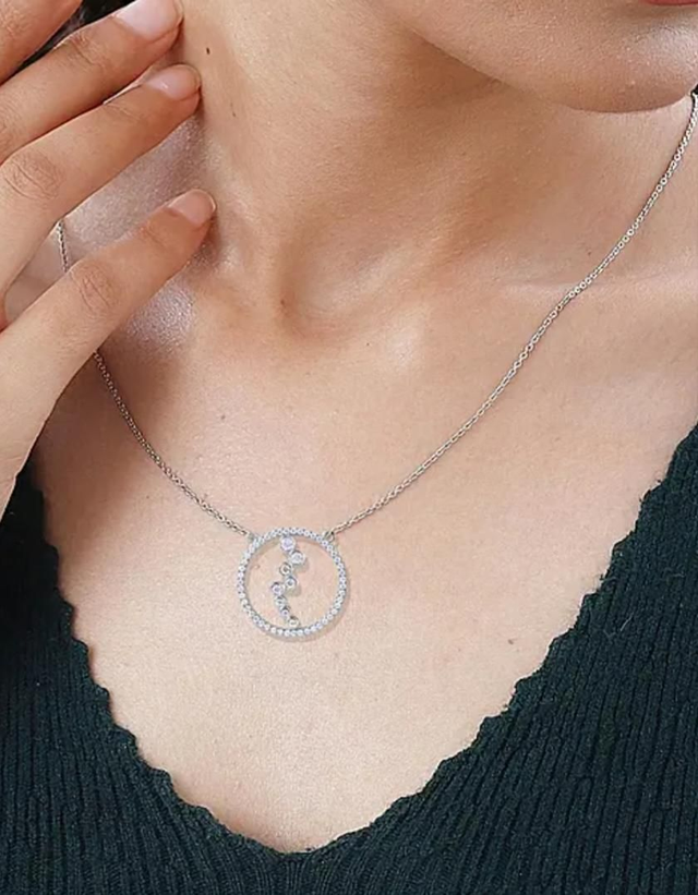 Beautiful Design AA CZ Necklace.