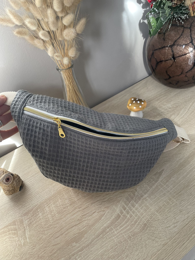 Sac banane nid d’abeille 