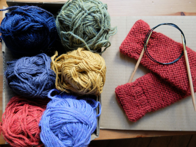 Stockholm - Kit bandeau + mitaines lama & merinos - Niveau facile 🤚🤚