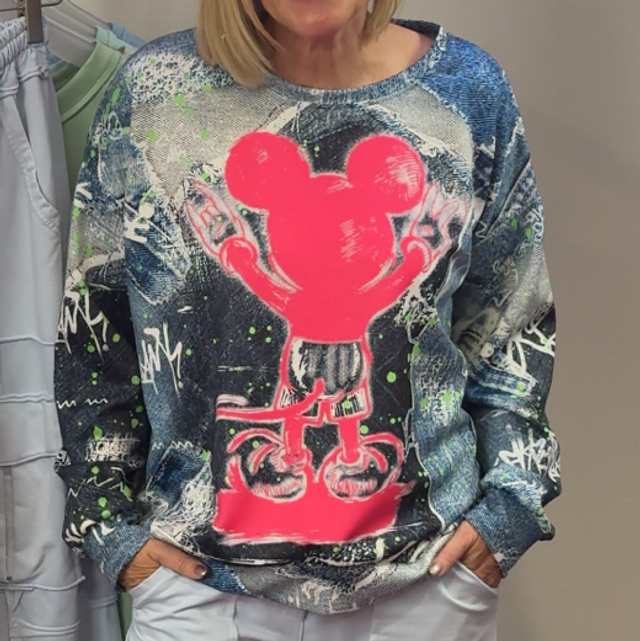 SW7 Sweatshirt MickeyJeans AA ca.70 L ca.65