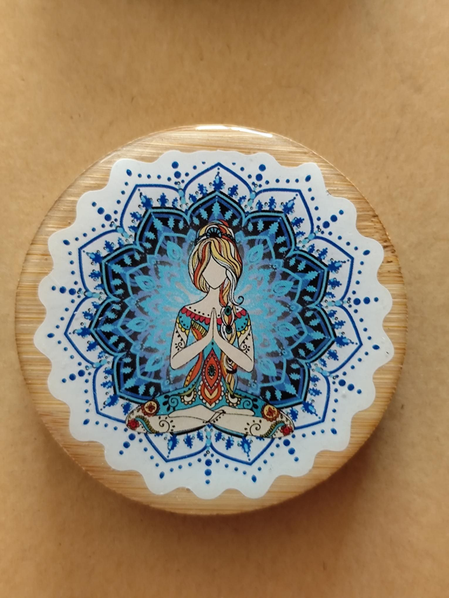 Décapsuleur mandala méditation magnétique frigo