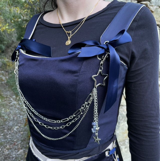 Corset Denise - Mer Nocturne