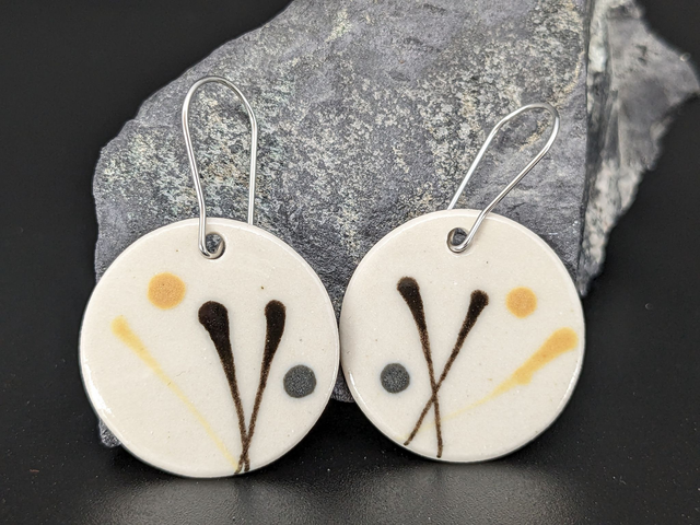 Boucles d'oreilles en céramique