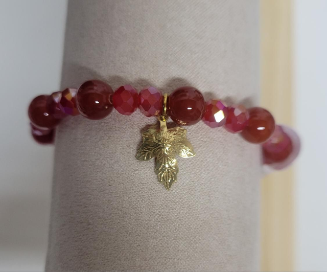 Bracelet pierre Cornaline 