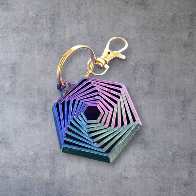 Porte-clé - Hexagone