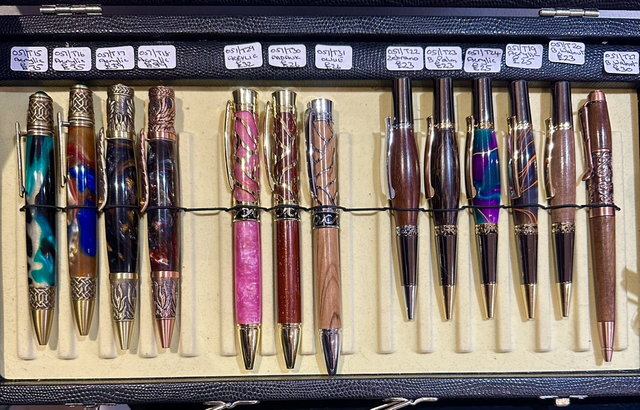 Handmade Wooden and Acrylic Twist Pens (part 2 various prices)