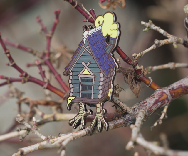 Baba Yaga's Hut - Enamel Pin