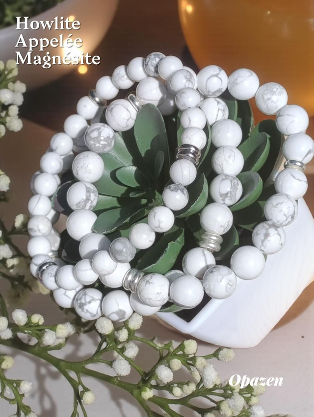 Bracelets Howlite - Magnesite
